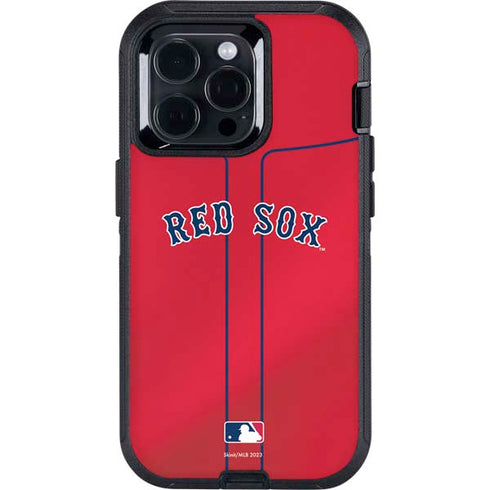 MLB Boston Red Sox Alternate/Away Jersey Otterbox Defender iPhone Skin