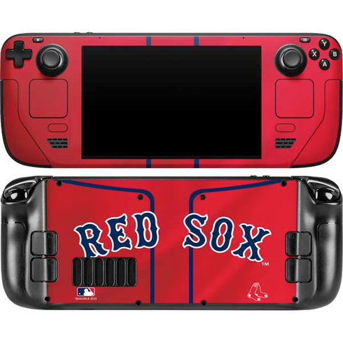 MLB Boston Red Sox Alternate/Away Jersey Steam Deck Handheld Gaming Computer OLED Skin