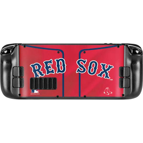 MLB Boston Red Sox Alternate/Away Jersey Steam Deck Handheld Gaming Computer Skin
