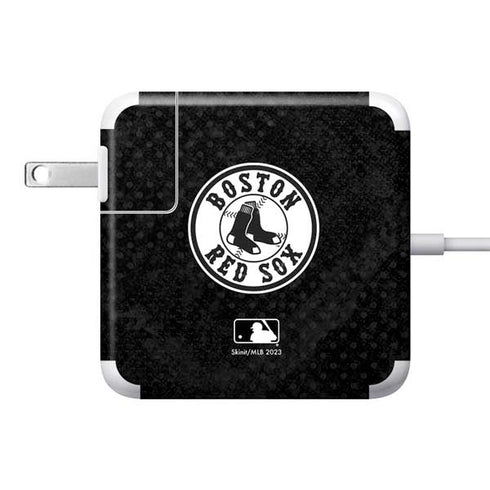 MLB Boston Red Sox Dark Wash 85W Power Adapter (15 and 17 inch MacBook Pro Charger) Skin
