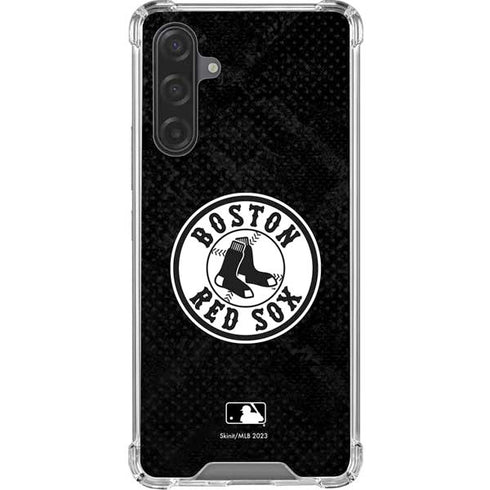 MLB Boston Red Sox Dark Wash Galaxy A17 Clear Case