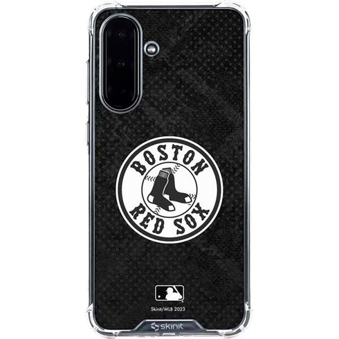 MLB Boston Red Sox Dark Wash Galaxy A36 5G Clear Case