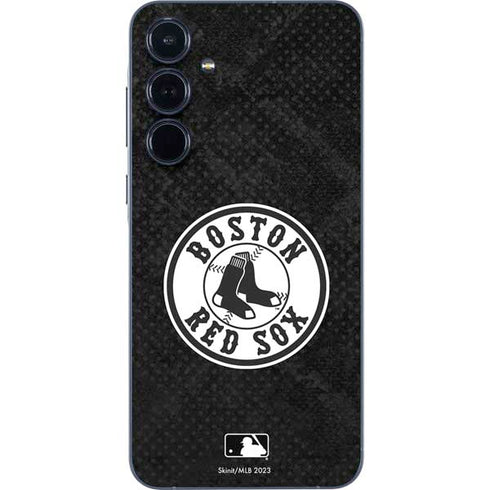MLB Boston Red Sox Dark Wash Galaxy A36 5G Skin
