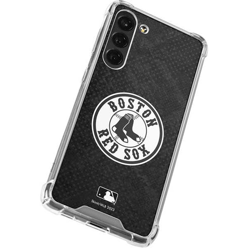 MLB Boston Red Sox Dark Wash Galaxy S24 FE Clear Case