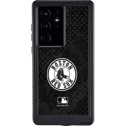MLB Boston Red Sox Dark Wash Galaxy S24 Ultra Waterproof Case
