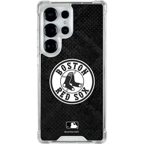 MLB Boston Red Sox Dark Wash Galaxy S26 Ultra Clear Case