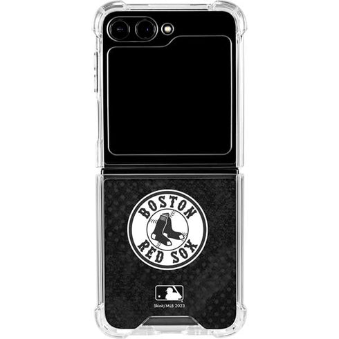 MLB Boston Red Sox Dark Wash Galaxy Z Flip6 Clear Case