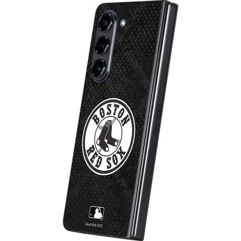 MLB Boston Red Sox Dark Wash Galaxy Z Fold5 5G Skin