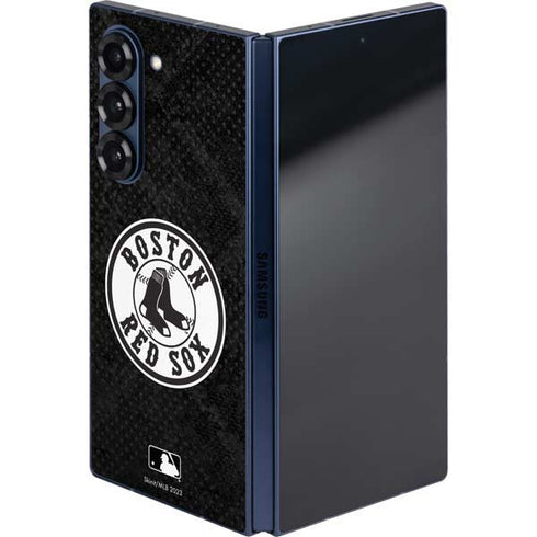 MLB Boston Red Sox Dark Wash Galaxy Z Fold6 Skin