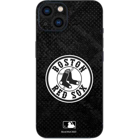 MLB Boston Red Sox Dark Wash iPhone Skins