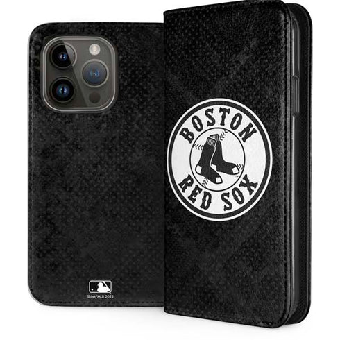 MLB Boston Red Sox Dark Wash iPhone 15 Pro Folio Case
