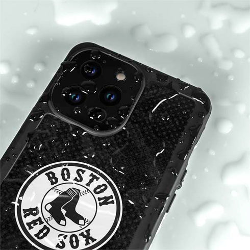 MLB Boston Red Sox Dark Wash iPhone 15 Pro Waterproof Case