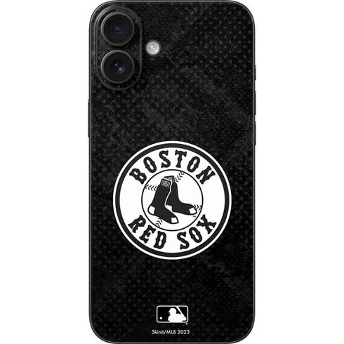 MLB Boston Red Sox Dark Wash iPhone 16 Plus Skin