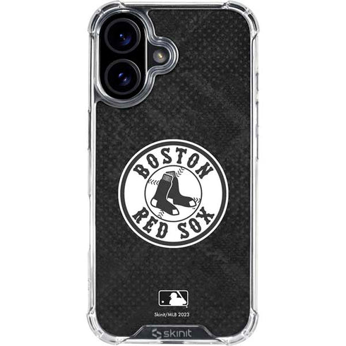 MLB Boston Red Sox Dark Wash iPhone 17 Clear Case
