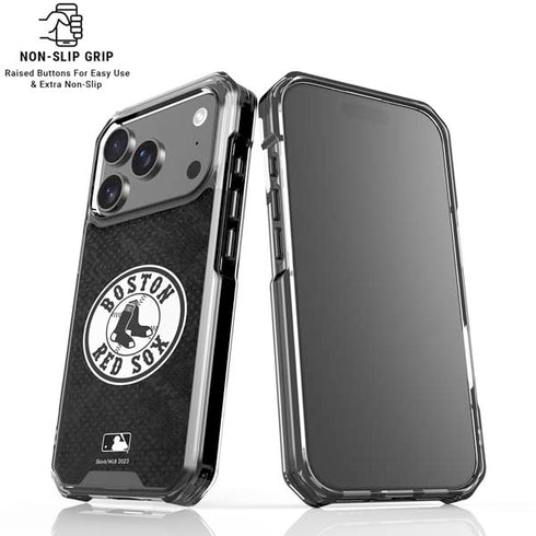MLB Boston Red Sox Dark Wash iPhone 18 Pro Clear Case