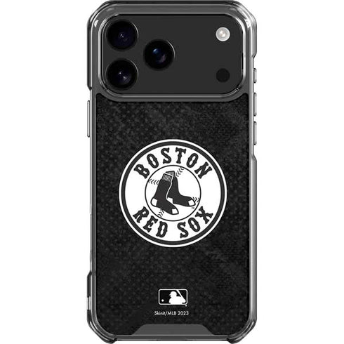 MLB Boston Red Sox Dark Wash iPhone 18 Pro Max Clear Case