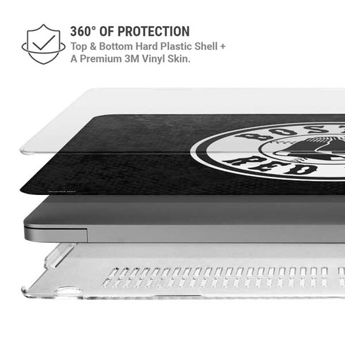 MLB Boston Red Sox Dark Wash MacBook Pro 14in (2021-24) Case plus Skin