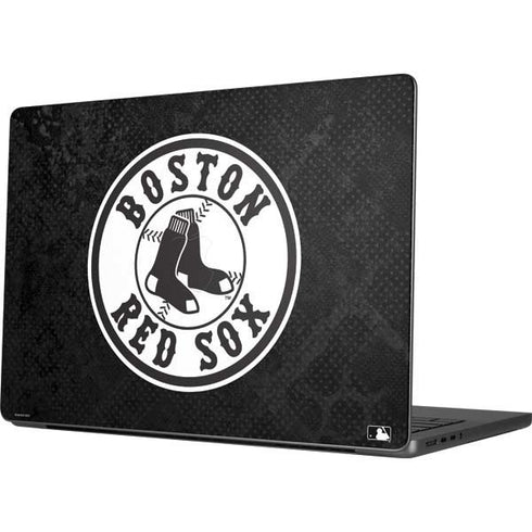 MLB Boston Red Sox Dark Wash Apple MacBook Pro 14-inch Skin