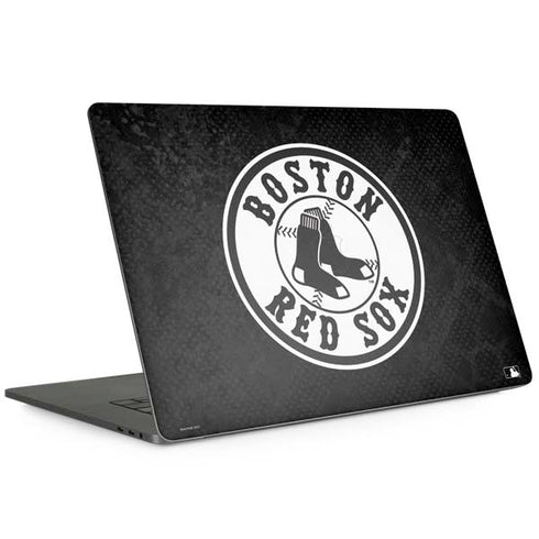 MLB Boston Red Sox Dark Wash MacBook Skins