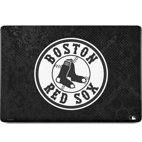 MLB Boston Red Sox Dark Wash MacBook Skins