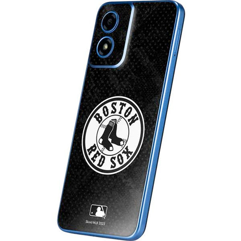 MLB Boston Red Sox Dark Wash Moto G Play 4G (2024) Skin
