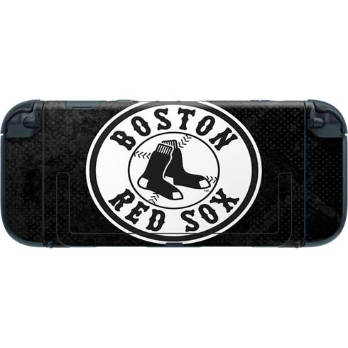 MLB Boston Red Sox Dark Wash Nintendo Switch 2 (2025) with Joy-Con Skin