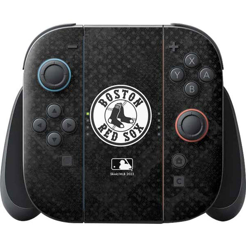 MLB Boston Red Sox Dark Wash Nintendo Switch 2 (2025) Joy-Con Controller Skin
