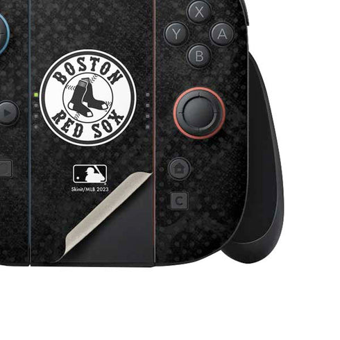 MLB Boston Red Sox Dark Wash Nintendo Switch 2 (2025) Joy-Con Controller Skin