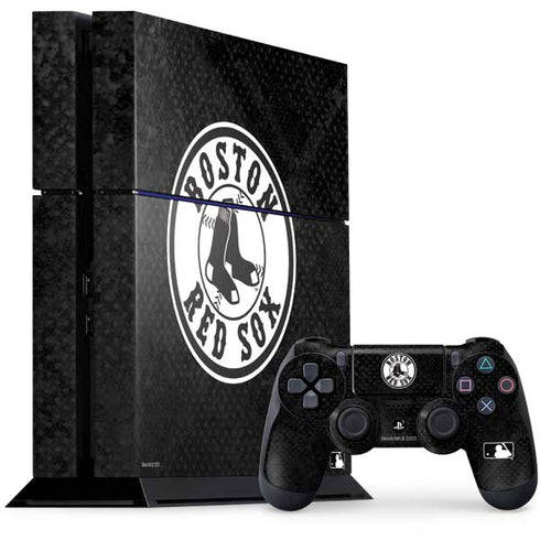 MLB Boston Red Sox Dark Wash PlayStation PS4 Skins