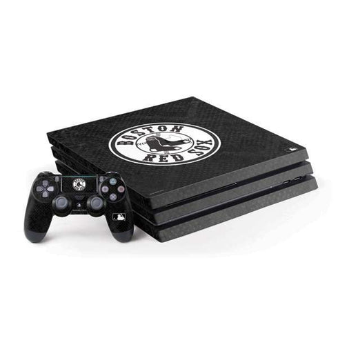 MLB Boston Red Sox Dark Wash PlayStation PS4 Skins