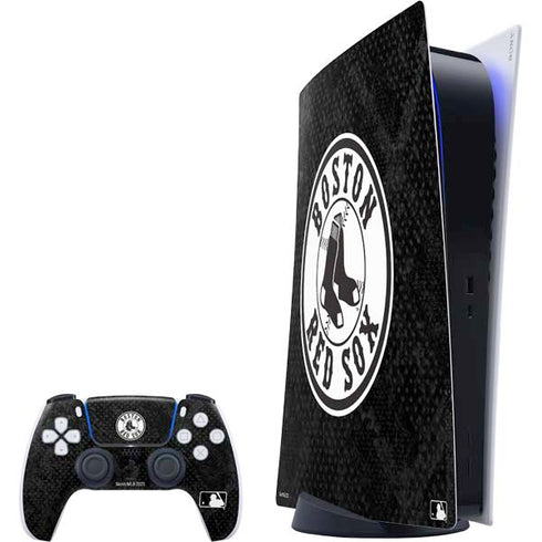 MLB Boston Red Sox Dark Wash PlayStation PS5 Skins