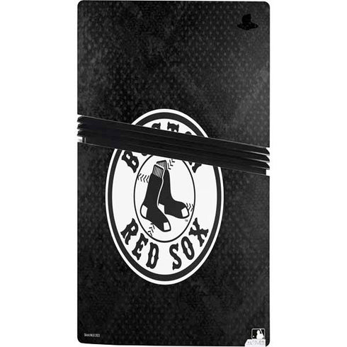 MLB Boston Red Sox Dark Wash PS5 Pro Bundle Skin