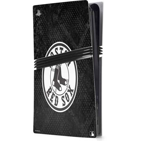 MLB Boston Red Sox Dark Wash PS5 Pro Console Skin