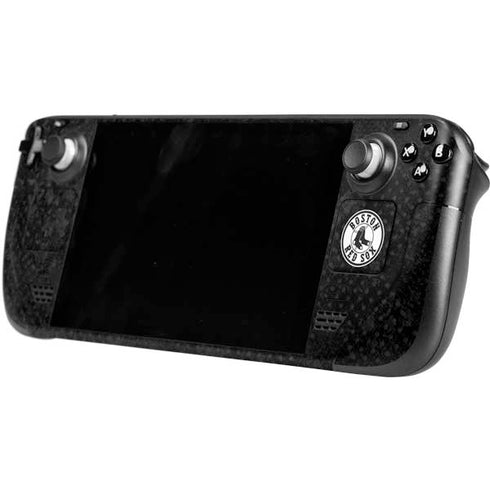 MLB Boston Red Sox Dark Wash Steam Deck Handheld Gaming Computer OLED Skin