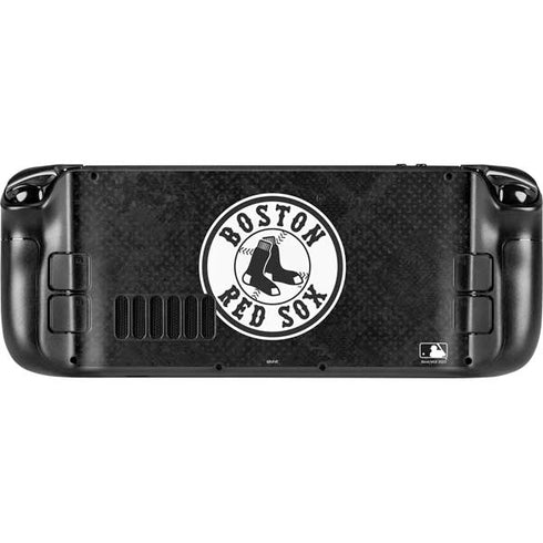 MLB Boston Red Sox Dark Wash Steam Deck Handheld Gaming Computer OLED Skin