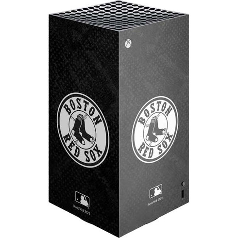 MLB Boston Red Sox Dark Wash XBox Series X Digital Edition Console Skin