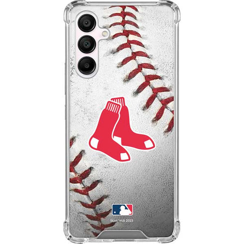 MLB Boston Red Sox Game Ball Galaxy A16 5G Clear Case