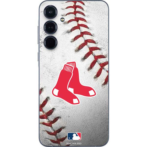 MLB Boston Red Sox Game Ball Galaxy A55 5G Skin