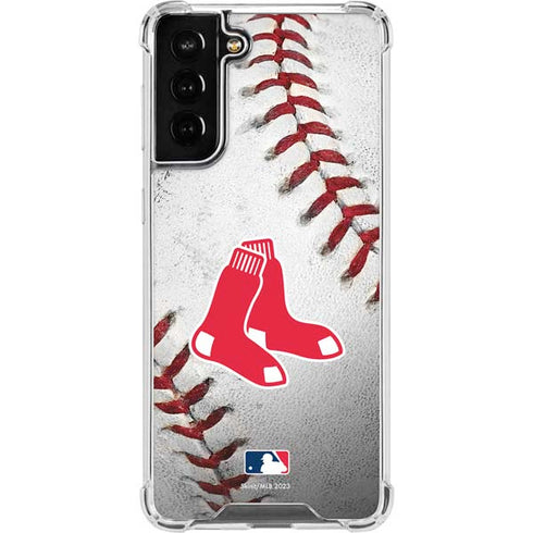 MLB Boston Red Sox Game Ball Galaxy S22 Plus Clear Case