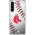 MLB Boston Red Sox Game Ball Galaxy S24 FE Clear Case
