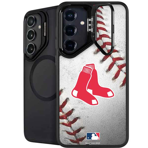 MLB Boston Red Sox Game Ball Galaxy S25 Kickstand Case