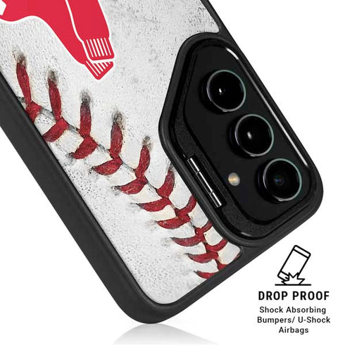 MLB Boston Red Sox Game Ball Galaxy S25 Kickstand Case