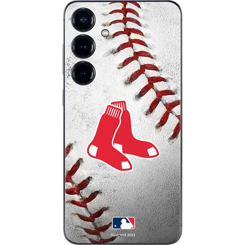 MLB Boston Red Sox Game Ball Galaxy S25 Plus Skin
