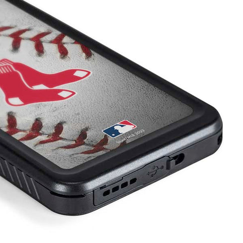 MLB Boston Red Sox Game Ball Galaxy S24 Plus Waterproof Case