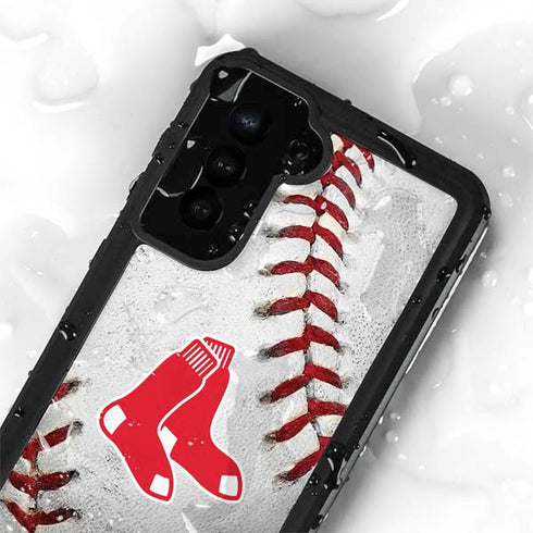 MLB Boston Red Sox Game Ball Galaxy S24 Plus Waterproof Case