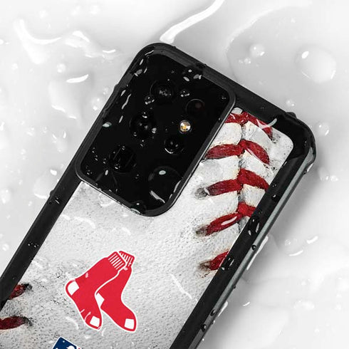 MLB Boston Red Sox Game Ball Galaxy S24 Ultra Waterproof Case