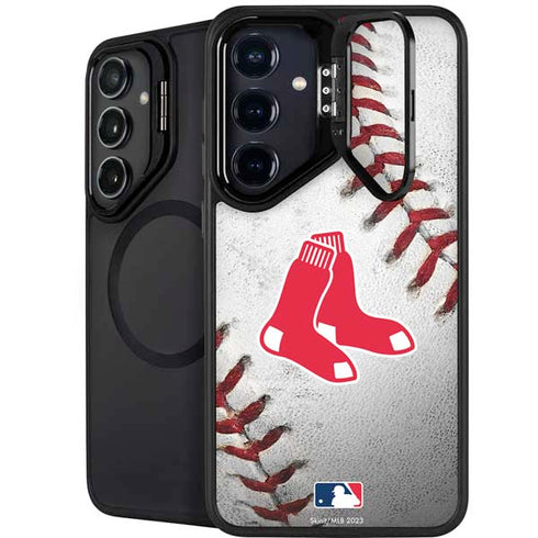 MLB Boston Red Sox Game Ball Galaxy S25 FE Kickstand Case