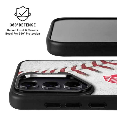 MLB Boston Red Sox Game Ball Galaxy S25 FE Kickstand Case