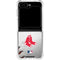 MLB Boston Red Sox Game Ball Galaxy Z Flip6 Clear Case