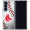 MLB Boston Red Sox Game Ball Galaxy Z Fold5 5G Clear Case